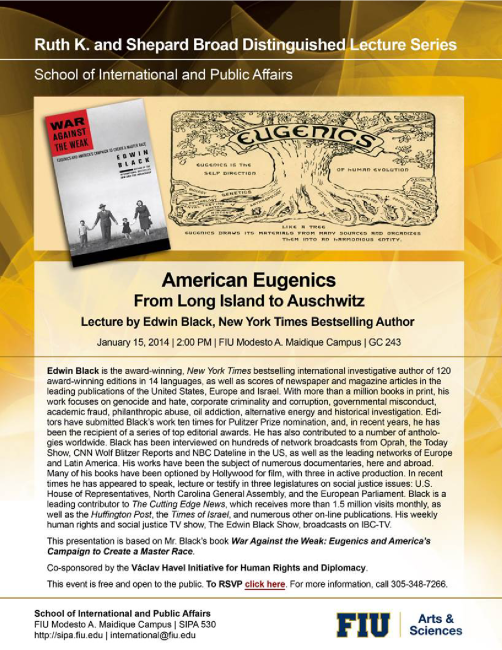 American Eugenics for Florida International University