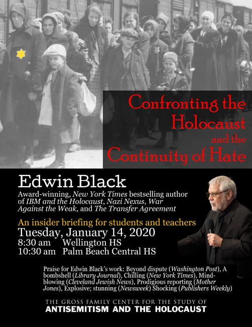 Confronting the Holocaust and the Continuity of Hate for high schools