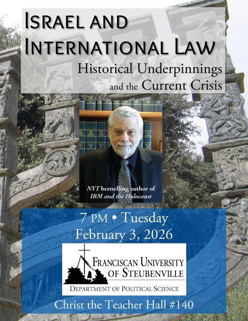 Israel and International Law for Fransciscan University