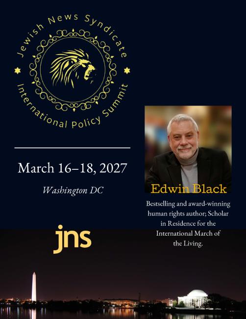 Edwin at the 2027 JNS International Policy Summit