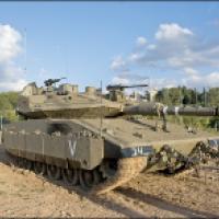 Merkava 4 Israeli main battle tank.