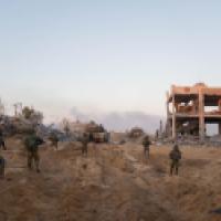 Troops at Jabiliya IDF photo